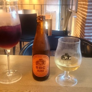 Tinto de Verano and honey beer