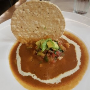 sopa pollo mexicano