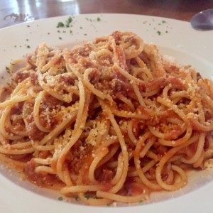 Spaguetti a la Bolognesa
