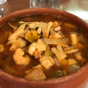 sopa de Mariscos