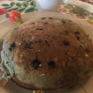 pancake de blueberries