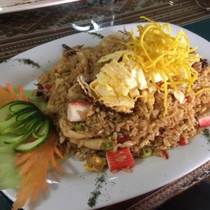 Arroz Chaufa con Mariscos