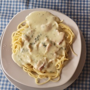 Spaguetti a la Carbonara