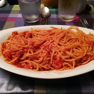 Spaghetti amatriciana 