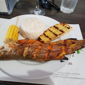 corvina a la parrilla