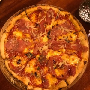 pizza de prosciuto