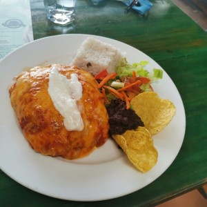 Enchilada vegetariana