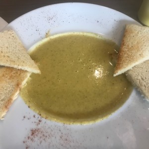 sopa de brocoli