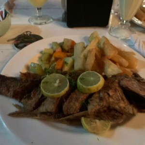Pargo frito
