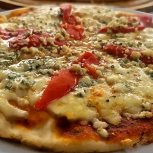 pizza de morrones con queso roquefort 🤤