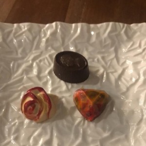 Chocolates: Fresa, Avellana, Dulce de Leche