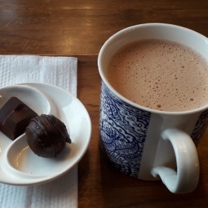 chocolate casera y chocolate caliente de 60 % de Cacao