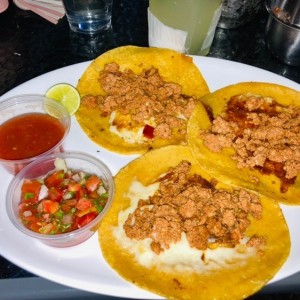 Tacos de chorizo 