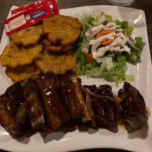 costillas de cerdo en salsa el establo