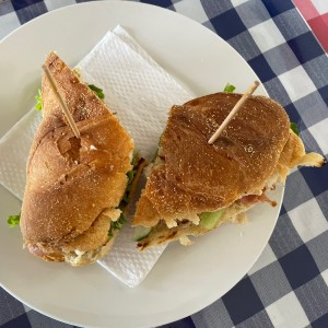 Sandwich de jamón de pavo