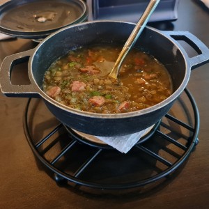 SOPA DE LENTEJAS Y CHORIZO