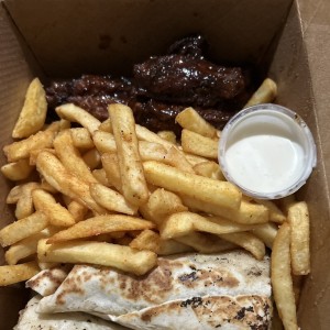 Shawarmas - Mixto y Wings