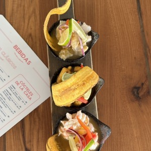 Appetizzers - Trio Of Ceviches