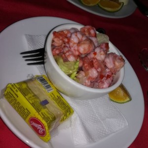 Ceviche de camarones 