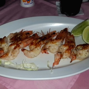 Langostinos al grill