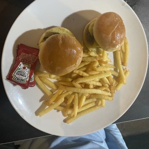 Mini cheese burger