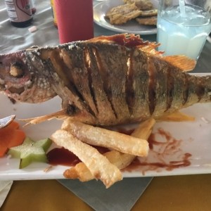 Pargo frito