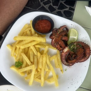 Pulpo a la parrilla