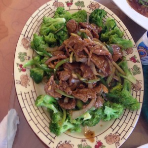 Carne con brocoli