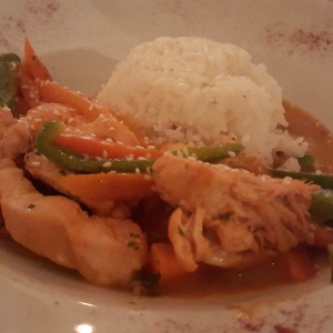Pollo Thai al curry