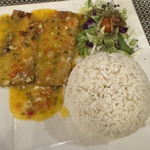 Filete de Pescado al Ajillo