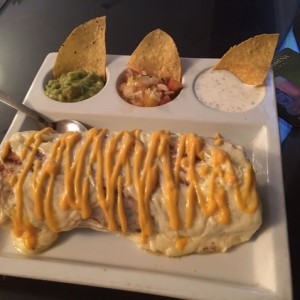 Burrito gratinado