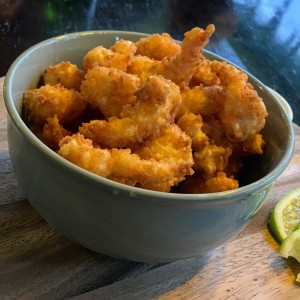 Camarones apanados