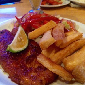 Filete cajun a la plancha.