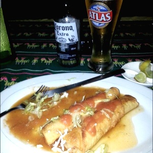 Flautas de pollo