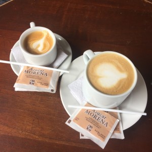 capuccino y cortado