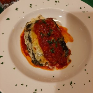 lasagna de espinaca