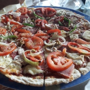 pizza familiar con todo
