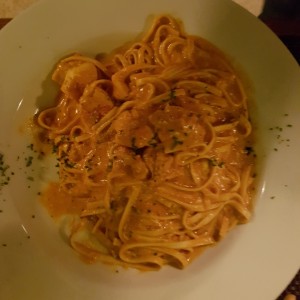 fettuccine con langosta