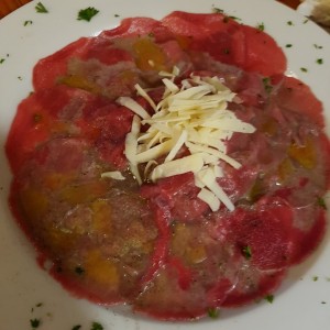 carpaccio de res