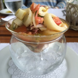 cebiche de Palmito