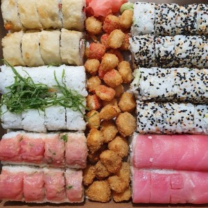 Sampler de sushi