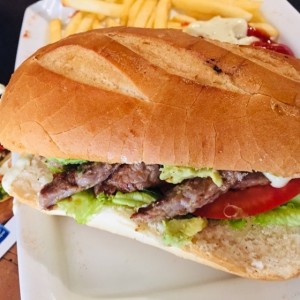 chimichurri steak sandwich