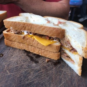 Grilled Cheese and Rib meat