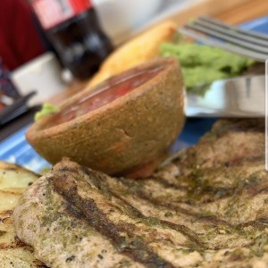 Menú Hot - Churrasco (Carne Ranchera)