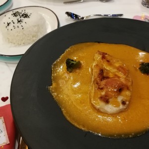 Pechuga de pollo al curry