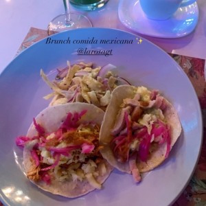 Brunch comida mexicana