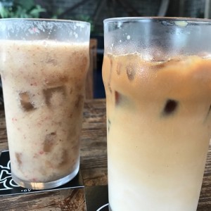 bad blood shot kiuman ?- cafe latte iced