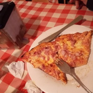 pizza de tocino