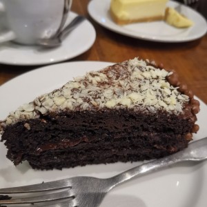 pastel doble chocolate