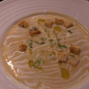 sopa de calabaza (nada light)